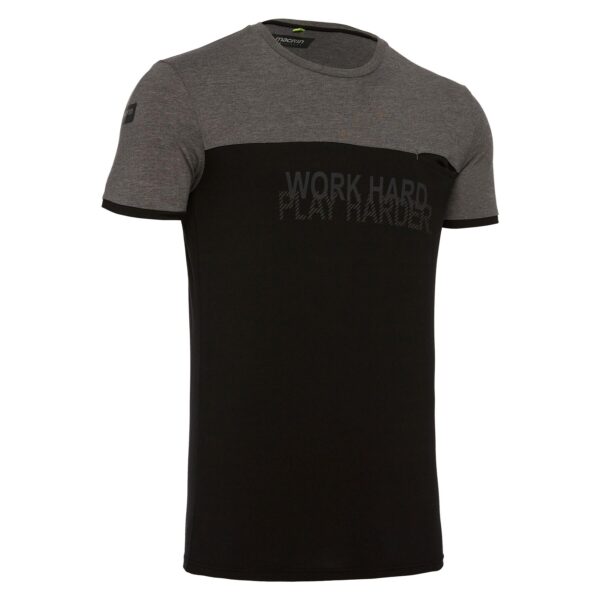 WARSAW T-SHIRT MACRON | BLACK/GREY | 58083701
