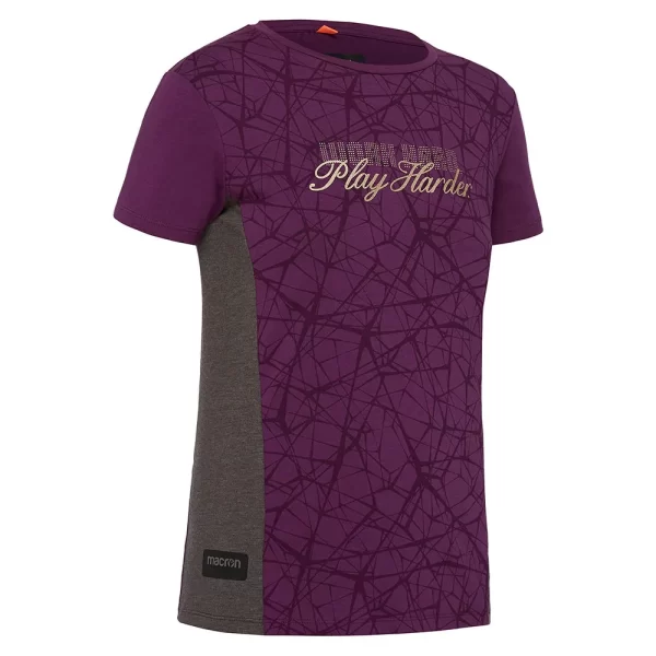 ZAGREB WOMAN T-SHIRT STRECH MACRON | PLUM/GREY | 58083727